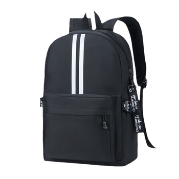 Najlonski ruksak za učenike, proširiva kapaciteta 20–35L, za 15-inčni laptop, uzorak s slovima