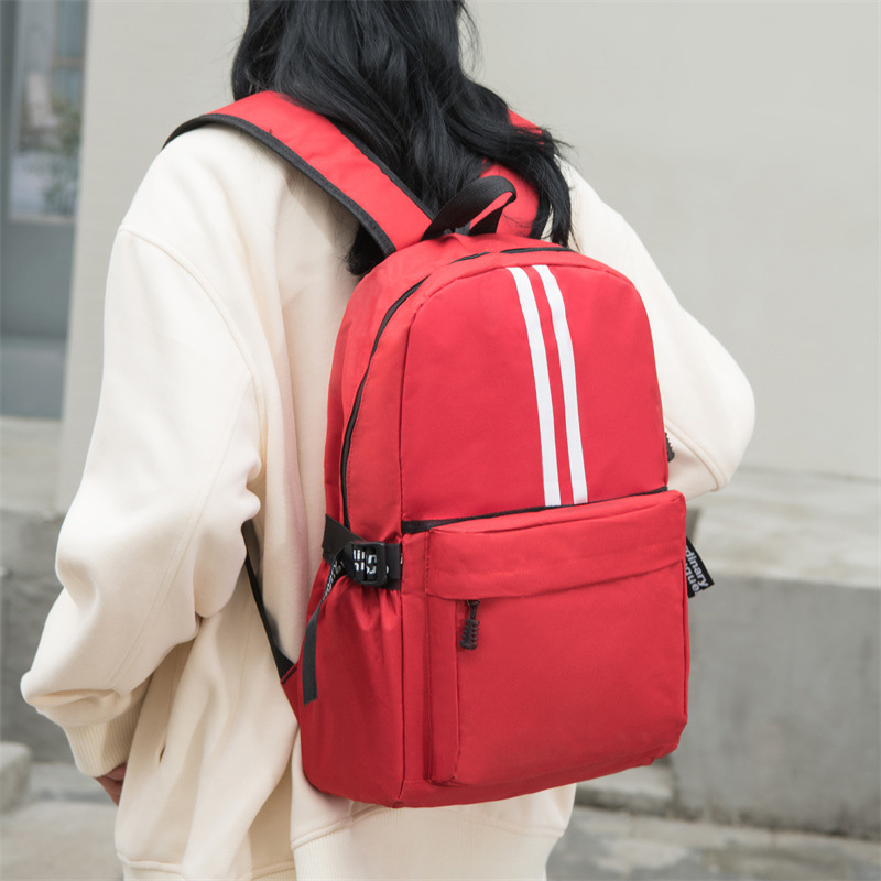 Najlonski ruksak za učenike, proširiva kapaciteta 20–35L, za 15-inčni laptop, uzorak s slovima