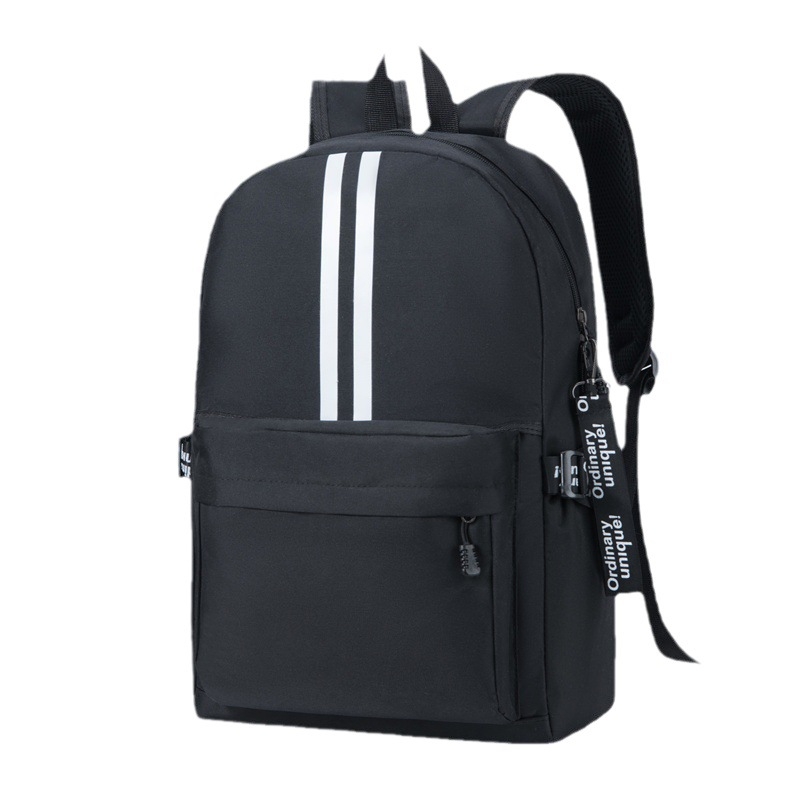 Najlonski ruksak za učenike, proširiva kapaciteta 20–35L, za 15-inčni laptop, uzorak s slovima