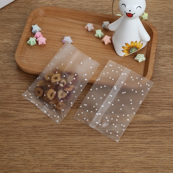 Pungă de ambalare alimentară cu finisaj opac-transparent cu puncte, auto-sigilantă și sigilare automată, imprimare Gravure, Mingding Packaging