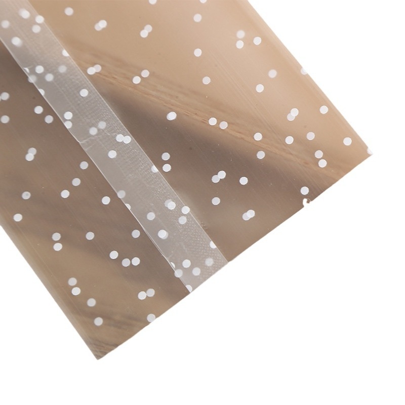 Pungă de ambalare alimentară cu finisaj opac-transparent cu puncte, auto-sigilantă și sigilare automată, imprimare Gravure, Mingding Packaging