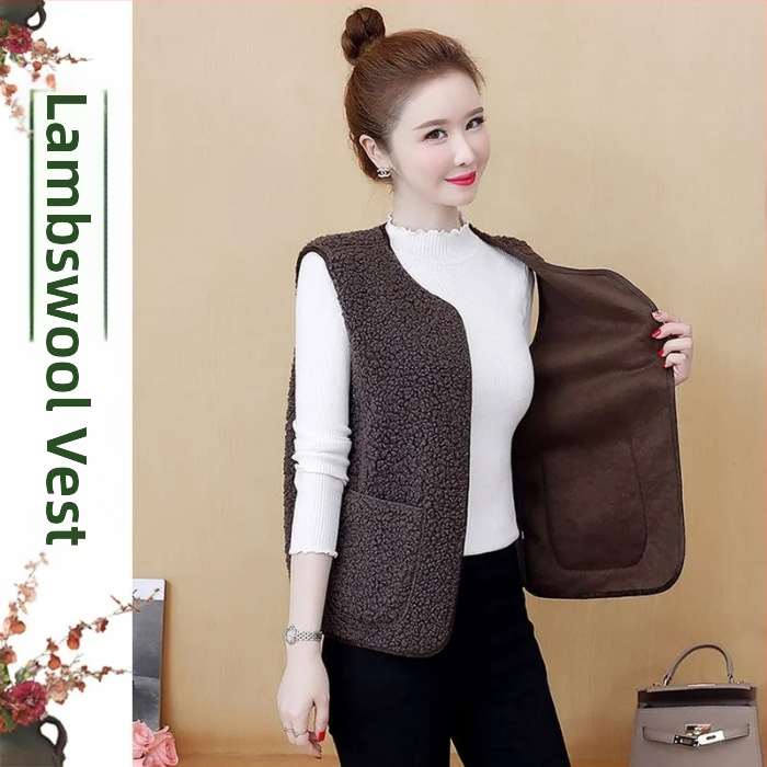 Vesta od chenille tkanine i spandexa, standardna duljina 50-65 cm, labav kroj