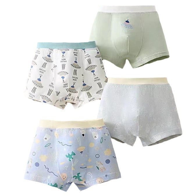 Santex boxerice za dječake, 95% pamuk + 5% elastan, antibakterijske, prozračne, za djecu 3–8 godina (visina 100–140 cm)