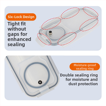 Box na sušenie spotrebného materiálu pre 3D tlač — prachuodolný a vlhkosťodolný uzavretý sklad, plastová konštrukcia, značka 3ds way