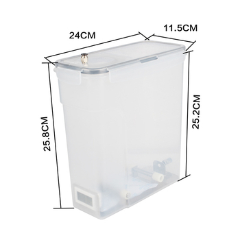 Box na sušenie spotrebného materiálu pre 3D tlač — prachuodolný a vlhkosťodolný uzavretý sklad, plastová konštrukcia, značka 3ds way