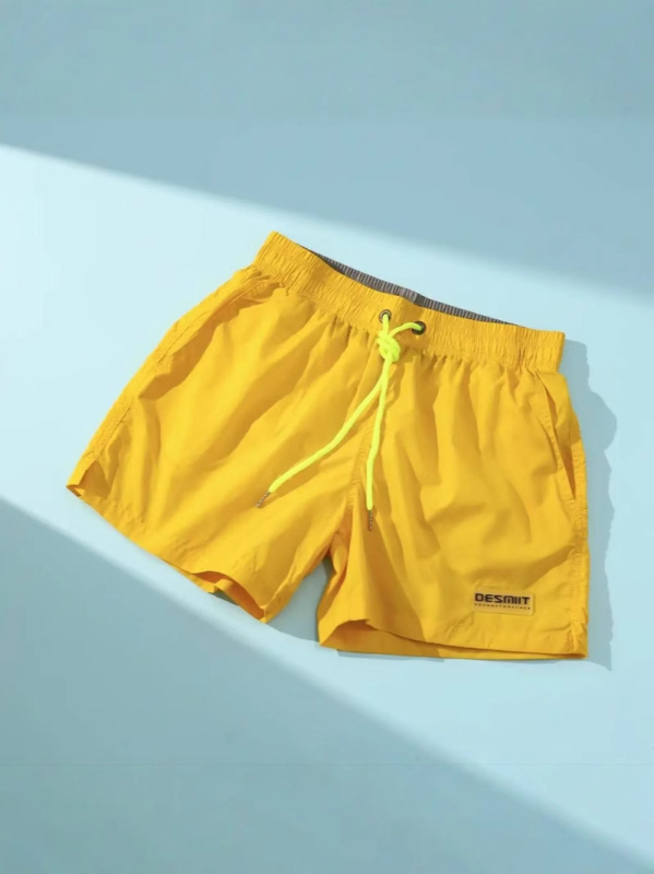 Muške kupaće šorceve za plažu, 3/4 dužine, dvostrani mrežasti unutarnji dio, brzo se suše, pogodno za plivanje, ljeto 2025, streetwear stil