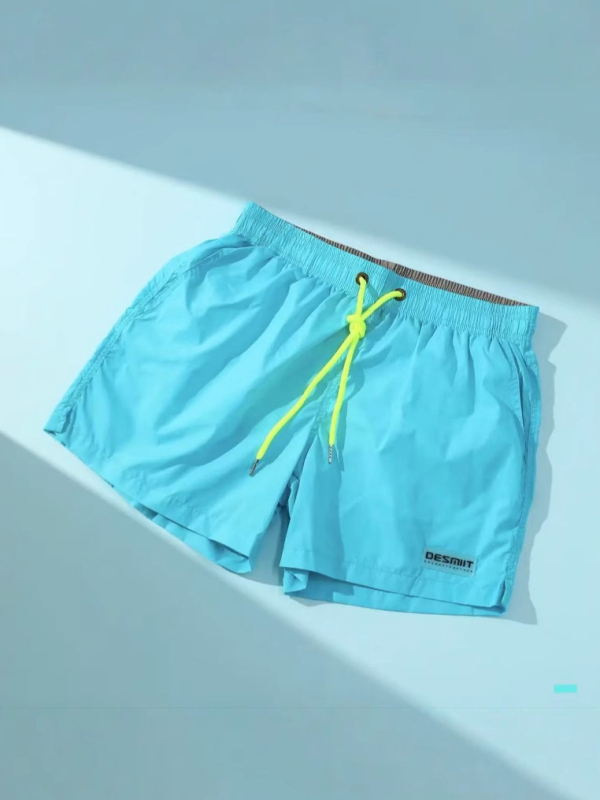 Muške kupaće šorceve za plažu, 3/4 dužine, dvostrani mrežasti unutarnji dio, brzo se suše, pogodno za plivanje, ljeto 2025, streetwear stil