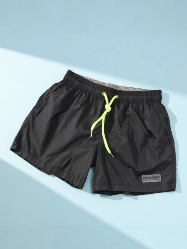 Muške kupaće šorceve za plažu, 3/4 dužine, dvostrani mrežasti unutarnji dio, brzo se suše, pogodno za plivanje, ljeto 2025, streetwear stil