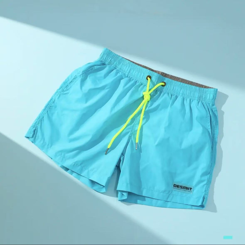 Muške kupaće šorceve za plažu, 3/4 dužine, dvostrani mrežasti unutarnji dio, brzo se suše, pogodno za plivanje, ljeto 2025, streetwear stil
