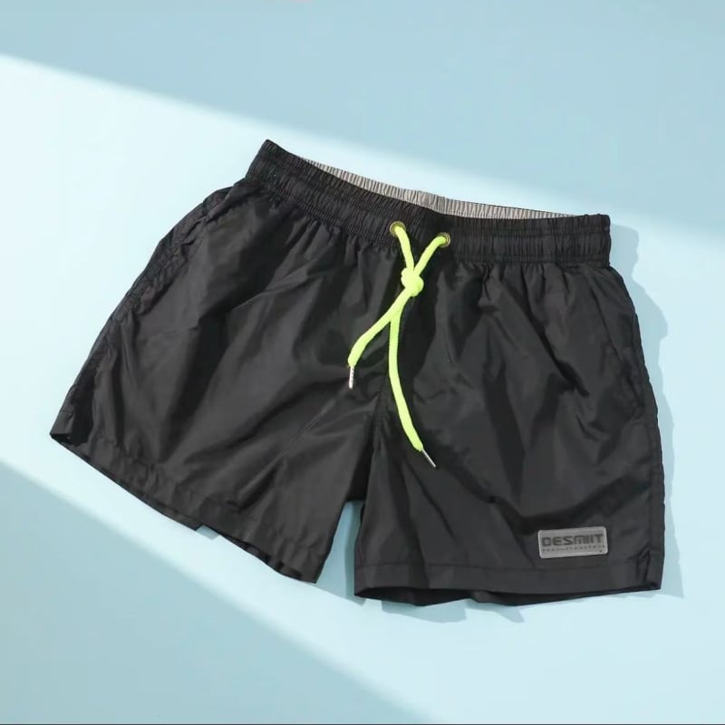 Muške kupaće šorceve za plažu, 3/4 dužine, dvostrani mrežasti unutarnji dio, brzo se suše, pogodno za plivanje, ljeto 2025, streetwear stil