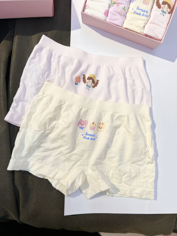 Dad's Praise dječje bezšivne gaćice od modala – unisex, srednji pojas, 4 komada