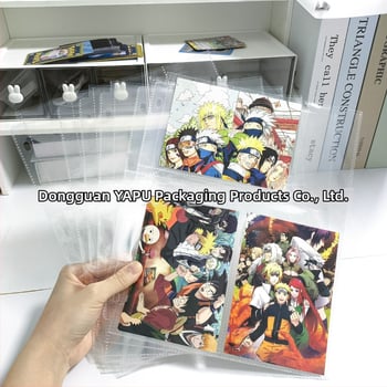 YP A4 tri‑rámové vnútorné stránky z PP pre výmenné listy, 10 strán, 3 otvor, tlač loga, vlastné spracovanie