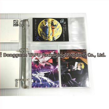 YP A4 tri‑rámové vnútorné stránky z PP pre výmenné listy, 10 strán, 3 otvor, tlač loga, vlastné spracovanie