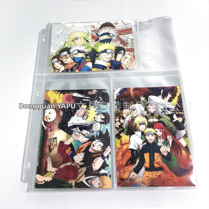 YP A4 tri‑rámové vnútorné stránky z PP pre výmenné listy, 10 strán, 3 otvor, tlač loga, vlastné spracovanie