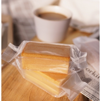 Pungi de ambalare din hârtie de bumbac îngroșată, imprimare gravură, pentru ambalarea prăjiturilor cu ananas și biscuiților, 50 buc./pachet, finisaj transparent mat