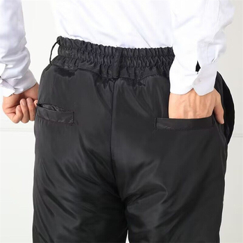 Unisex kožne hlače s odvojivom podstavom od ovčje kože, ravni kroj, srednji obim struka, zimska upotreba.