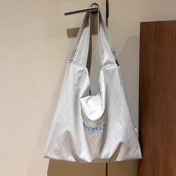 Unisex PU kožna kanta torba, pamuk podstava, džep sa zatvaračem, dvostruke naramenice