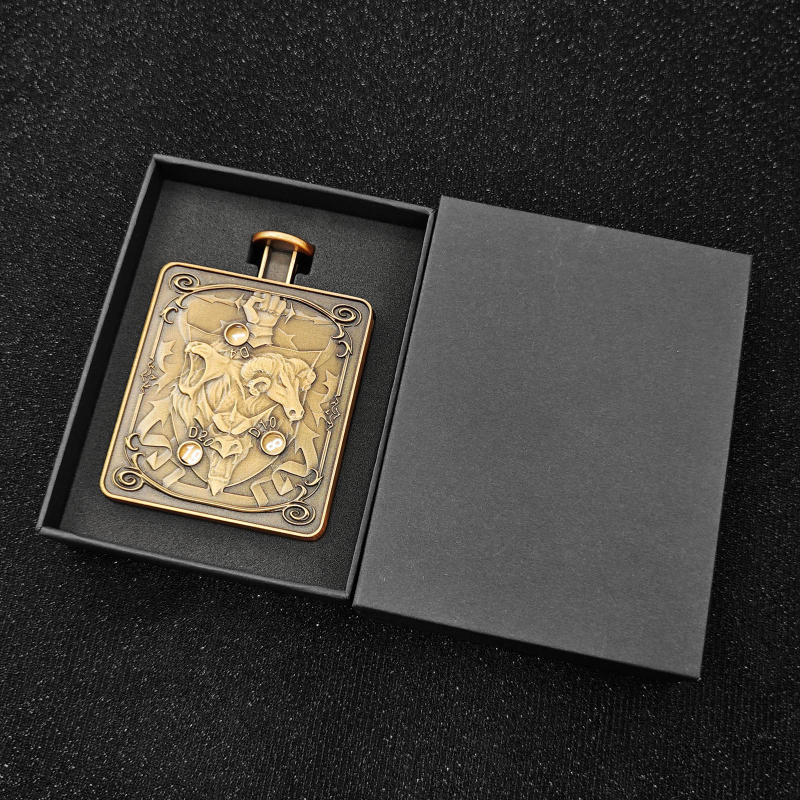 Metalne D&D kocke, cinkova legura, 20-stranih, 7-u-1 ruleta, prilagodljive