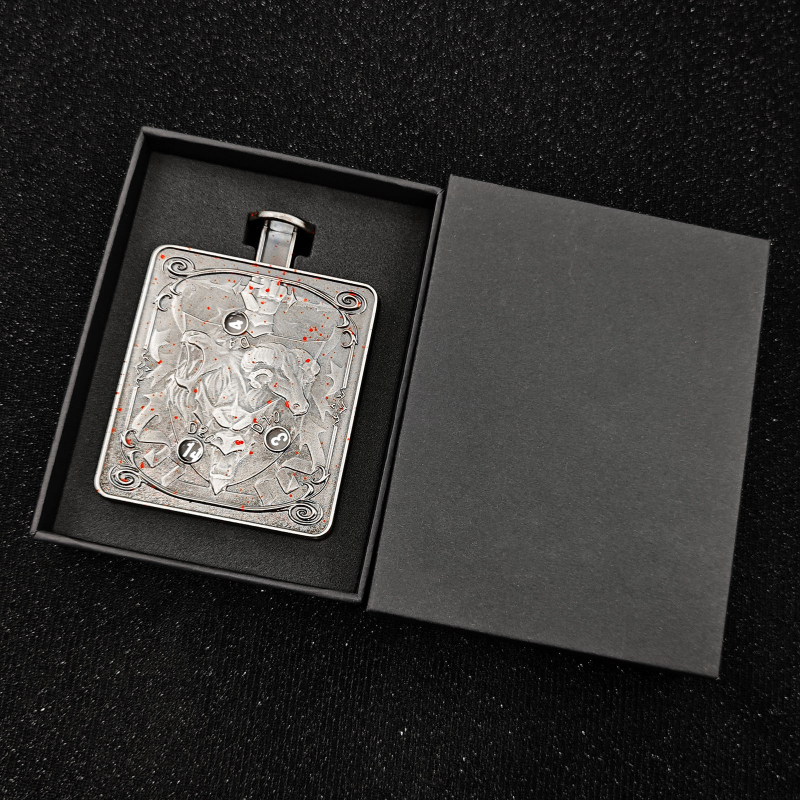 Metalne D&D kocke, cinkova legura, 20-stranih, 7-u-1 ruleta, prilagodljive