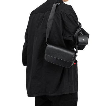 Muška crossbody torba, ulični stil, PVC materijal, karirani uzorak, podstava od poliestera, proljeće 2025