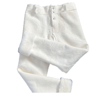 Pantaloni din piele de oaie cu căptușeală într-o singură bucată, croială strânsă, iarna 2023