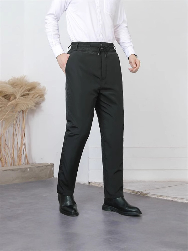 Pantalone od kozje kože s visokim strukom, labavi kroj, debela podstava, 100% podstava