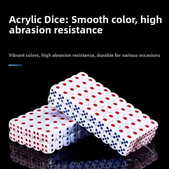 Shaker za kockice i čašica – ABS, šesterokutnog oblika, zaobljene bridove; pogodno za šah i karte; Wen niu