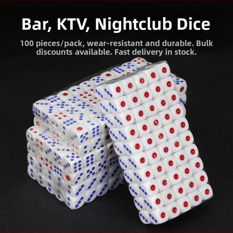 Shaker za kockice i čašica – ABS, šesterokutnog oblika, zaobljene bridove; pogodno za šah i karte; Wen niu