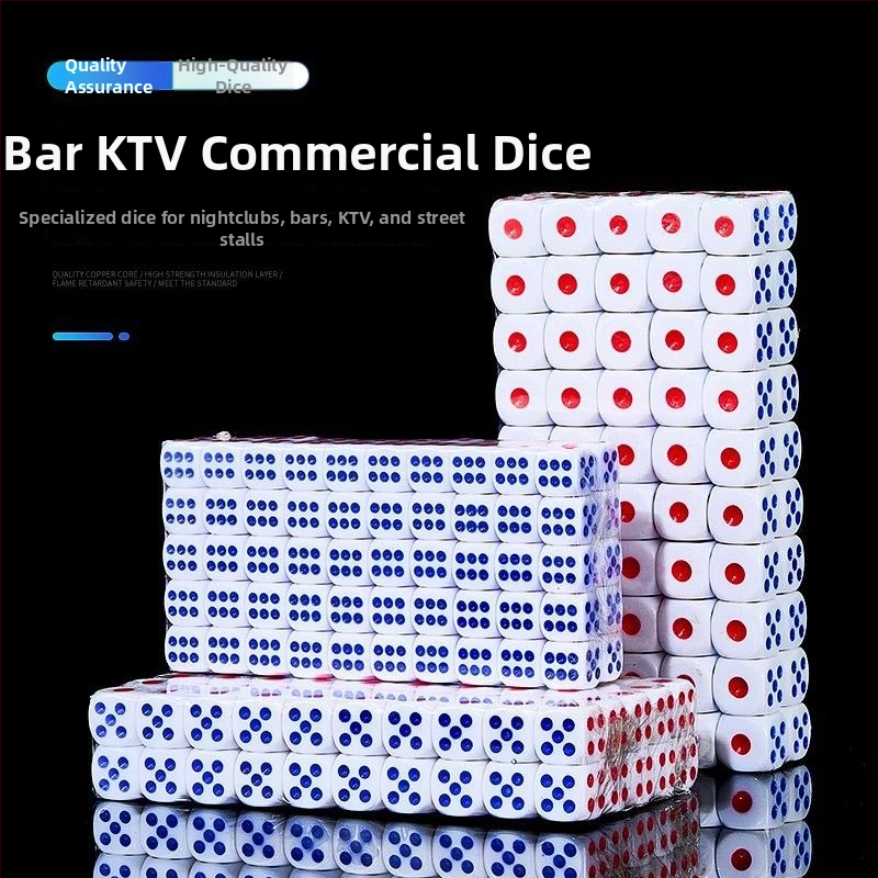 Shaker za kockice i čašica – ABS, šesterokutnog oblika, zaobljene bridove; pogodno za šah i karte; Wen niu