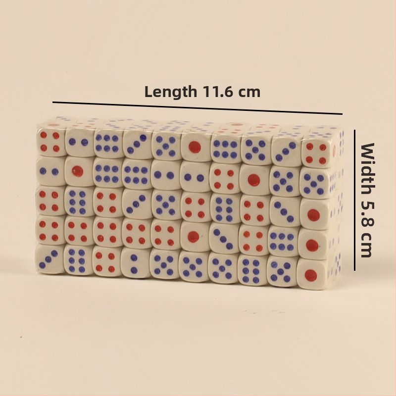 Shaker za kockice i čašica – ABS, šesterokutnog oblika, zaobljene bridove; pogodno za šah i karte; Wen niu