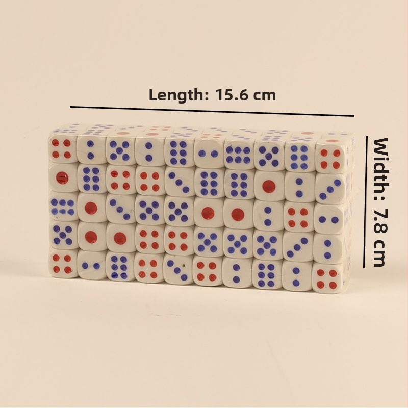 Shaker za kockice i čašica – ABS, šesterokutnog oblika, zaobljene bridove; pogodno za šah i karte; Wen niu