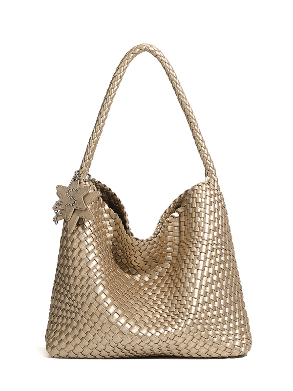 Tote torba od sintetičke kože, urban minimalistički stil, oblik kante, magnetski zatvarač