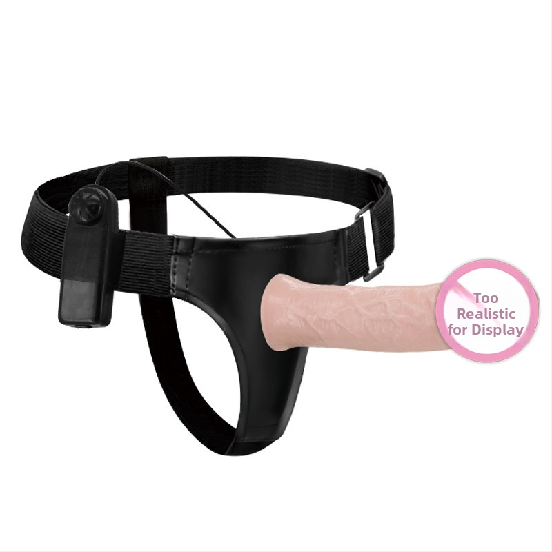 Baile kožené nohavice s dutým dizajnom a vibráciou z mäkkého gumového materiálu, regulácia rýchlosti, pôvod Liaoning, pre dospelých