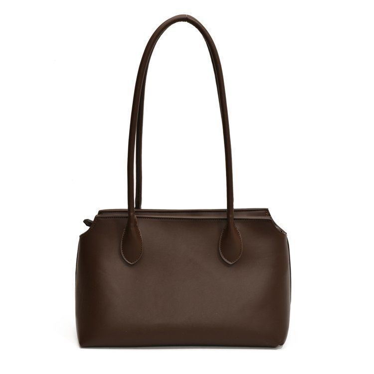 Mu qianli unisex minimalist Tote torba, poliester s kožnom podlogom, proljeće 2024