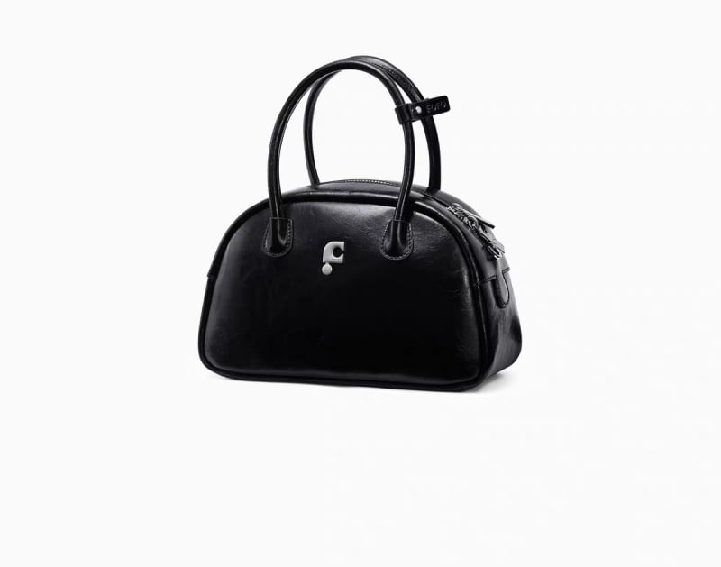 Valódi bőr bowling táska, hónalj alatti stílus, érett női megjelenéshez, tavasz 2025 kiadás, mindennapi használatra