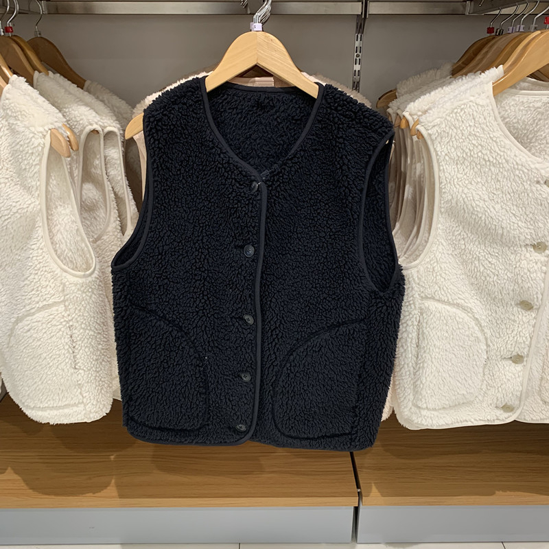Ženska vest, japansko-korejski ležerni stil, zatvarač, poliester s elastanom, uski kroj