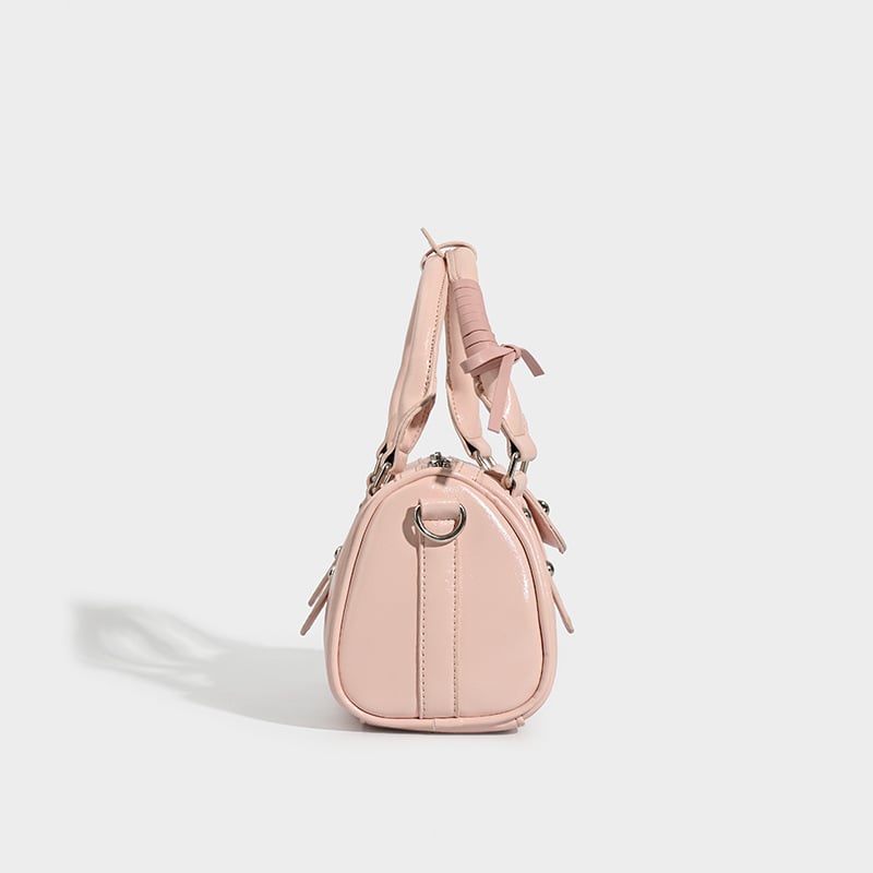 Bowling táska — városi egyszerű stílus, PU anyag, bowling stílus, vízszintes négyzetes alak, cipzár (Stílus: városi egyszerű; Anyag: PU; Bowling stílus; Forma: vízszintes négyzetes alak; Cipzár)