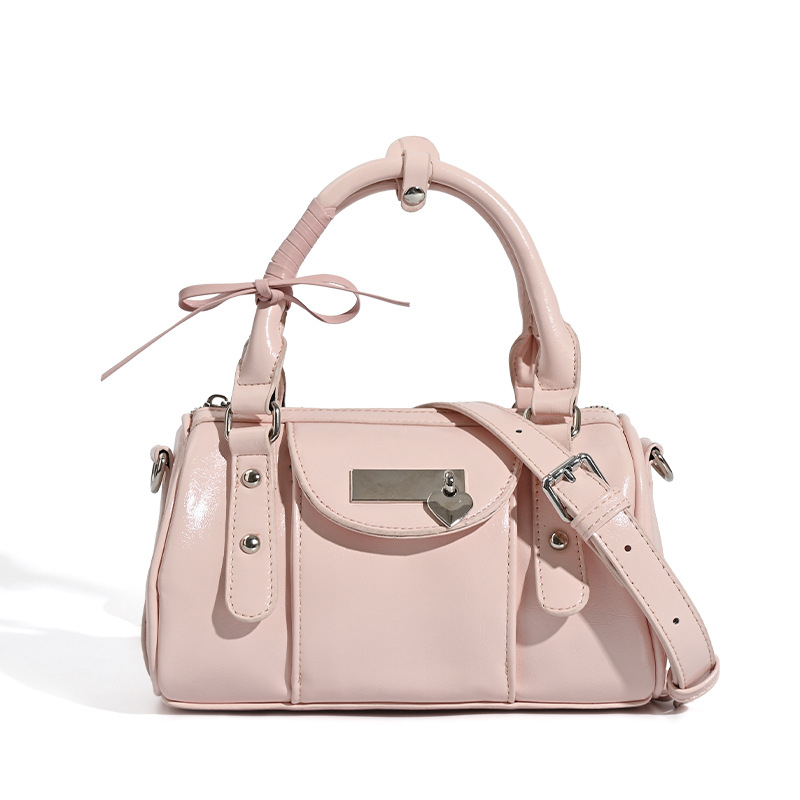 Bowling táska — városi egyszerű stílus, PU anyag, bowling stílus, vízszintes négyzetes alak, cipzár (Stílus: városi egyszerű; Anyag: PU; Bowling stílus; Forma: vízszintes négyzetes alak; Cipzár)