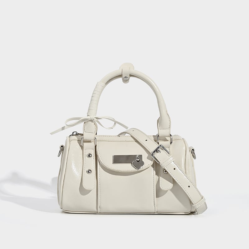 Bowling táska — városi egyszerű stílus, PU anyag, bowling stílus, vízszintes négyzetes alak, cipzár (Stílus: városi egyszerű; Anyag: PU; Bowling stílus; Forma: vízszintes négyzetes alak; Cipzár)