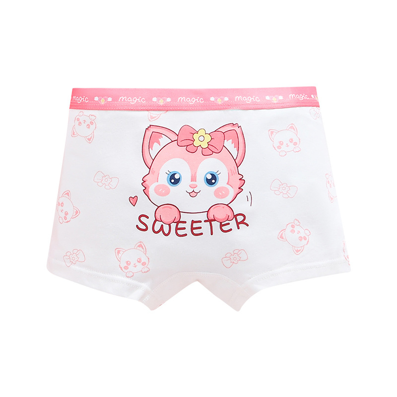 Lányoknak szóló pamut boxernadrág, márka Full marks, 91–95% pamut, 3–8 éveseknek