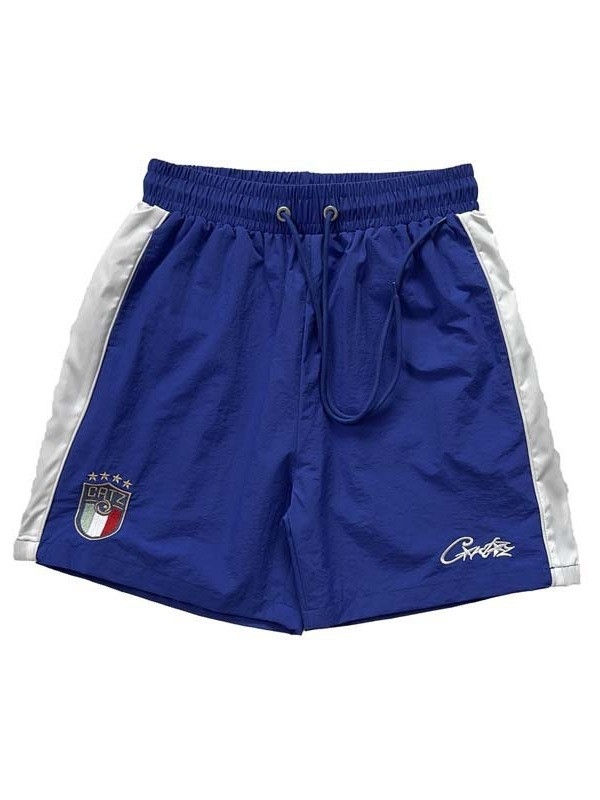 Muške sportske kratke hlače casual stila, srednje visok pojas, vezivanje na čvor, ravni kroj, poliester