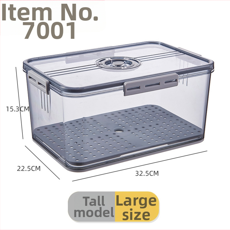 Chladnička krabička na ovocie a zeleninu, PET materiál, skladovanie