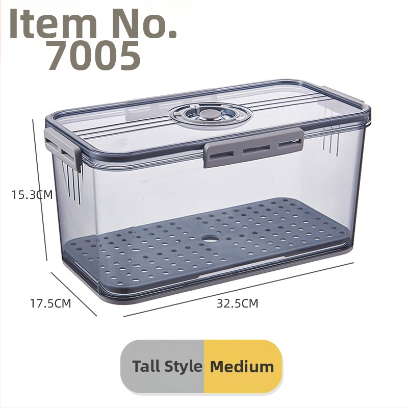 Chladnička krabička na ovocie a zeleninu, PET materiál, skladovanie