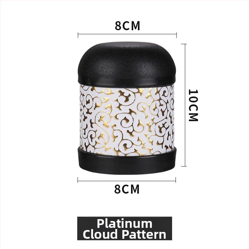 Čaša za kocke s gljivastom glavom, zaobljeni kutovi, plastika i koža, kutija od 100 komada