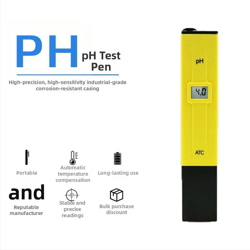 PH-01 pH tester olovka, raspon 0.00-14.00 pH, točnost ±0.1 pH, rezolucija 0.1 pH, napajanje LR44 x3