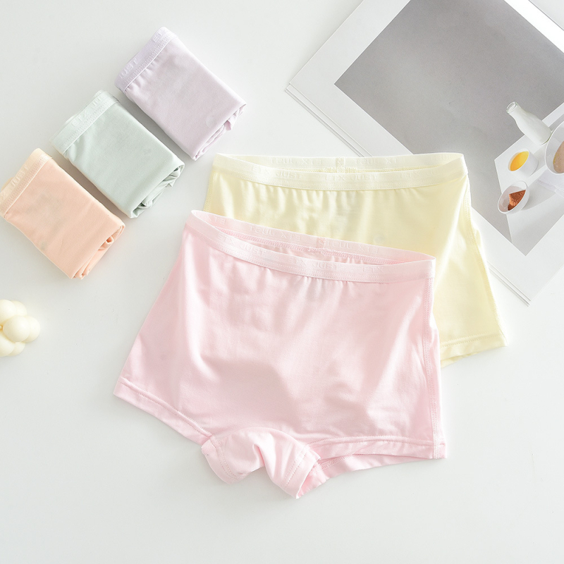 Boxerice za djevojčice od modala, 88% modal, uzrast 3–8 godina, 5 kom, ljeto 2024