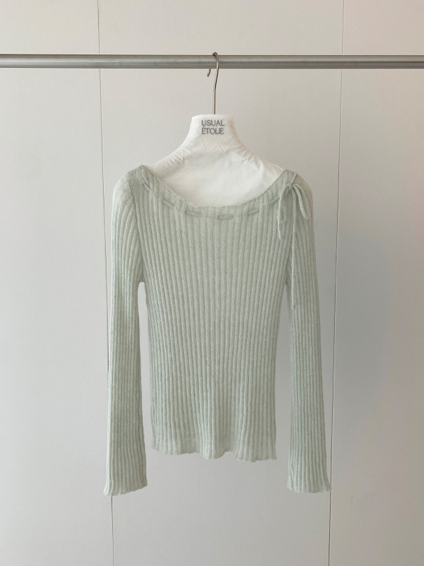Pleten kardigan za žene, Slim fit, dugi rukavi, ovratnik s volanom, standardna duljina, pleteni materijal