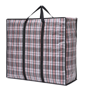 Szőtt csomagoló táska költöztetéshez és tároláshoz — nejlon, 56–75L, vízálló, lélegző, kopásálló, kockás minta