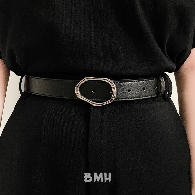 Muška traka s nepravilnom kopčom, vintage hippie stil, PU remen za traperice, širok dizajn, kopča od cinkove zlitine, sjajan elektroplatirani završetak