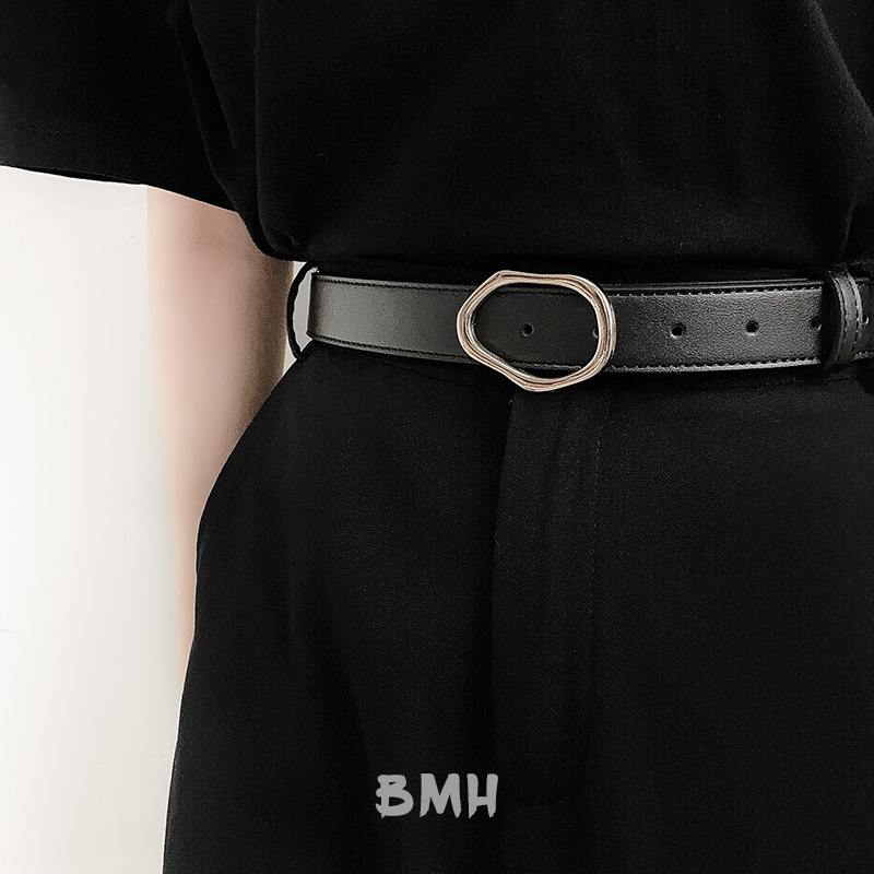 Muška traka s nepravilnom kopčom, vintage hippie stil, PU remen za traperice, širok dizajn, kopča od cinkove zlitine, sjajan elektroplatirani završetak